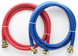 Rubber Washing Machine Hoses - Color Coded