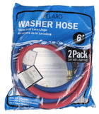 Rubber Washing Machine Hoses - Color Coded