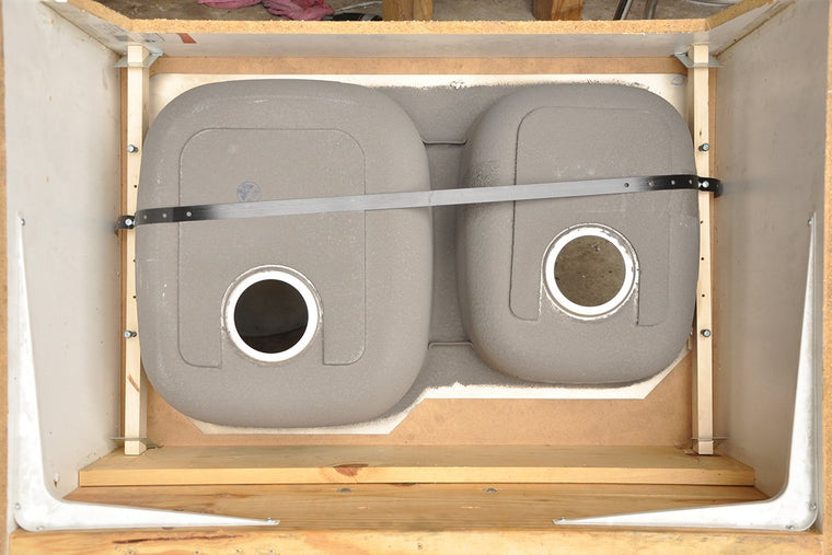 undermount kitchen sink mounting kit