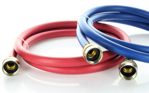 Rubber Washing Machine Hoses - Color Coded