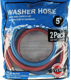 Triple-Layer Washing Machine Hoses with Elbow