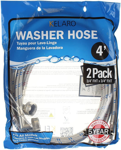 Double Elbow Stainless Steel Washing Machine Hoses