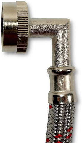 Double Elbow Stainless Steel Washing Machine Hoses