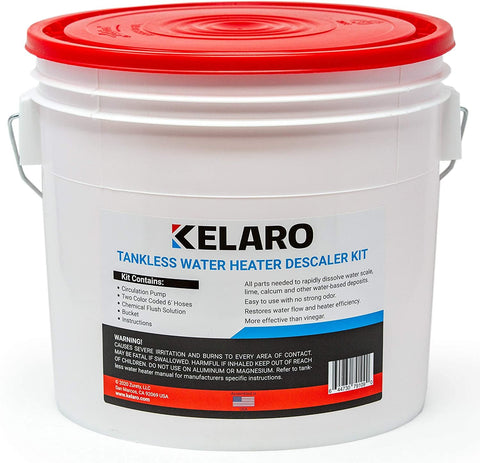 Tankless Water Heater Descaler Kit with Rectorseal Calci-Free