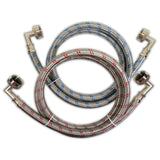 Double Elbow Stainless Steel Washing Machine Hoses