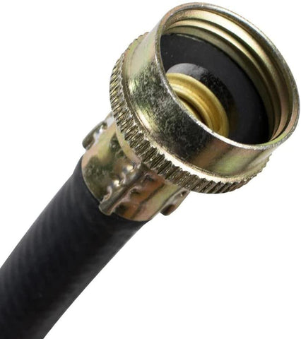 Rubber Washing Machine Hoses - Black